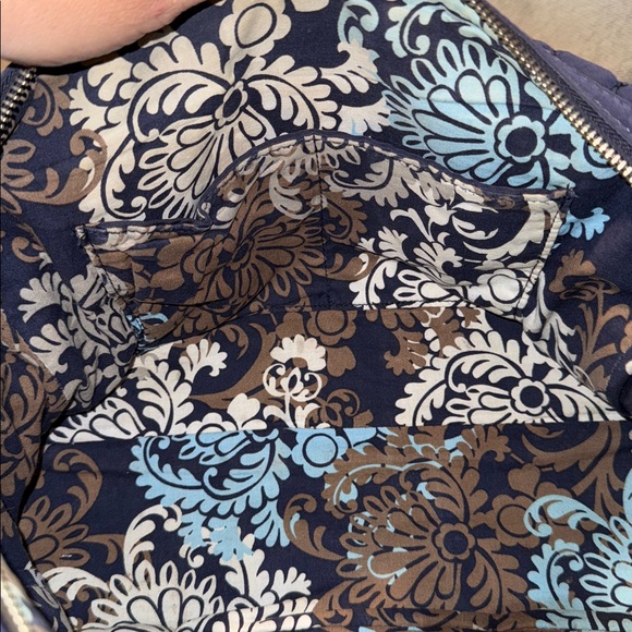 Vera Bradley Navy Quilted Shoulder Bag - Picture 13 of 13